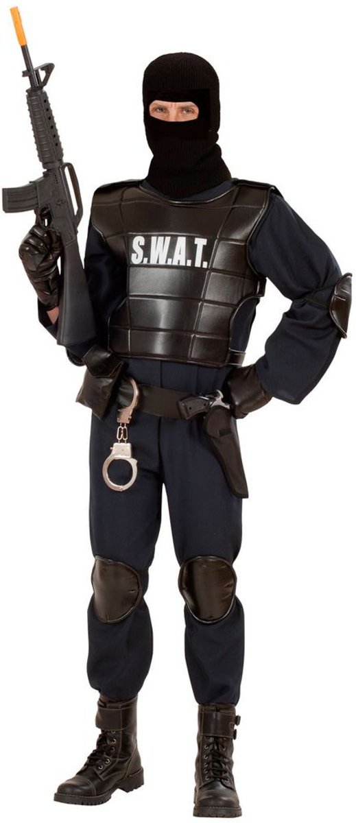 Politie & Detective Kostuum | S.w.a.t Officier Volwassen | Man | Small | Carnaval kostuum | Verkleedkleding